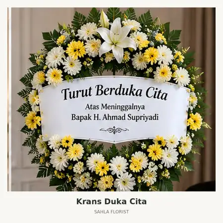 Krans Bunga Duka Takalar